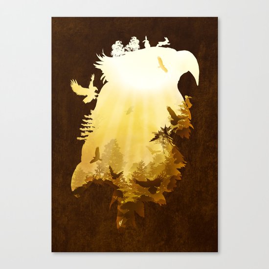 Watchers in the Sky Canvas Print