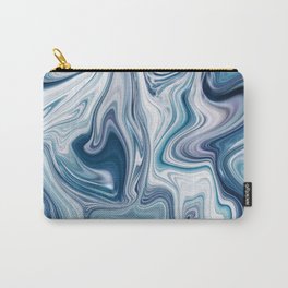 Blue marble Carry-All Pouch
