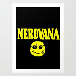 Nerdvana Art Print