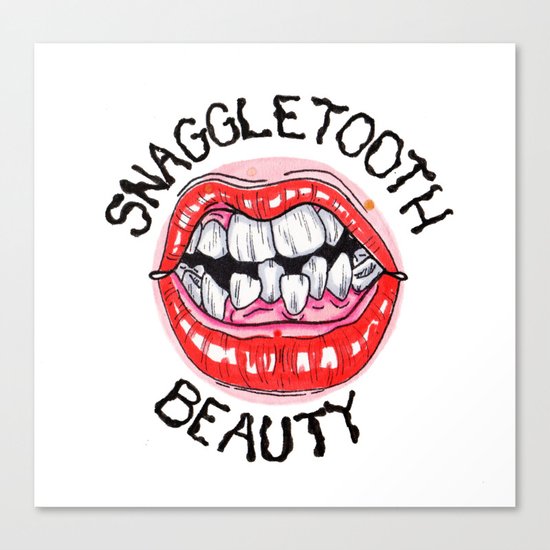 Snaggletooth Beauty Canvas Print