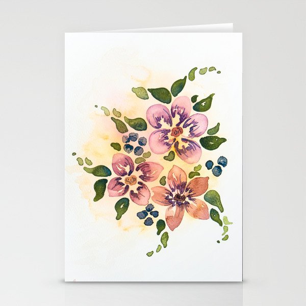 Bouquet Stationery Cards