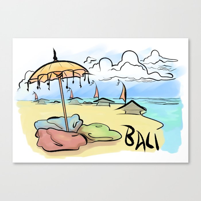 Bali Breeze Canvas Print