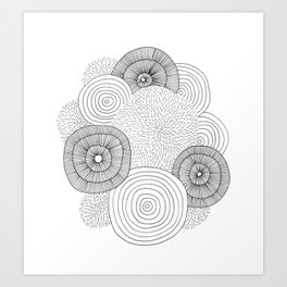 Circles Art Print