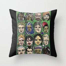 Components Throw Pillow
