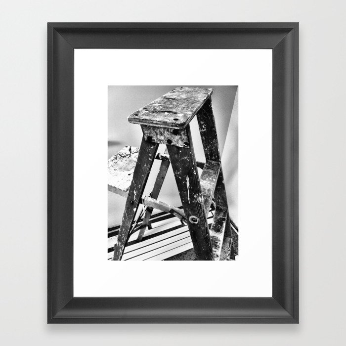 Painter's Ladder Framed Art Print