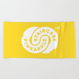 PineappleStaircase | Official Logocolor 2016 in Yellow/White Beach Towel