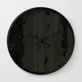 Dark wood Wall Clock