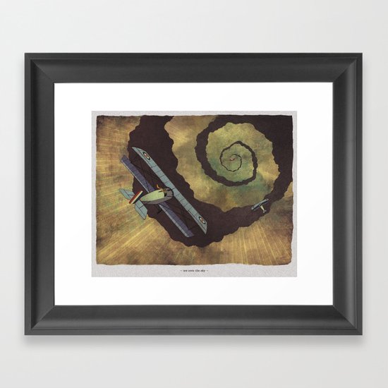 World At War - 'We Own The Sky' Framed Art Print