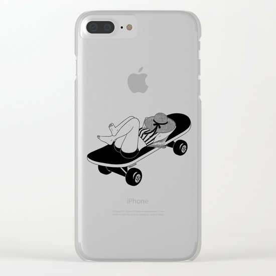 Wanderlust Clear iPhone Case