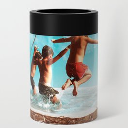  Children bathe in the coconut beach Can Cooler