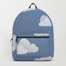 Cute seamless kids pattern background, rainy cloud Backpack | Umbrella, Water, Sky, Rainyday, Nature, Cloudy, Pattern, Weather, Raindrops, Cloud 