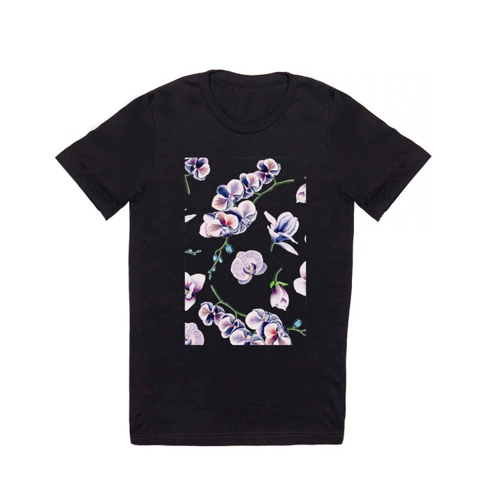 Lavender Blossom Floral Pattern T Shirt