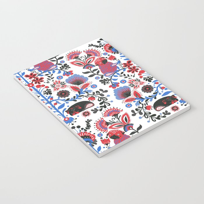 The Pug of Folk Notebook by huebucket Society6