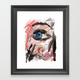 Diary from Planet Earth Framed Art Print