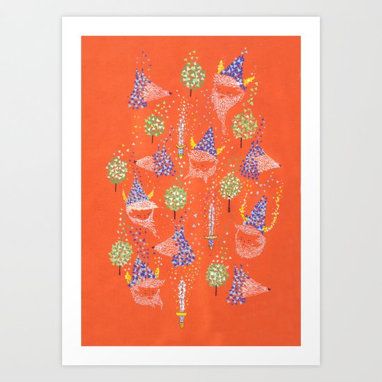 QUESTING Art Print