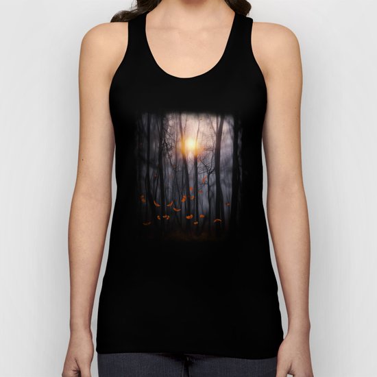 Feather dance (orange) Unisex Tank Top