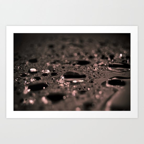 rain was here Art Print