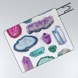 Gems and minerals Picnic Blanket