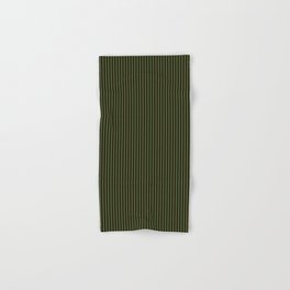 Green pleated stripe Hand & Bath Towel