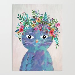 Flower cat II Poster