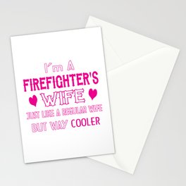 Firefighter's Wife Stationery Cards
