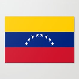 National flag of  Venezuela - Authentic version Canvas Print