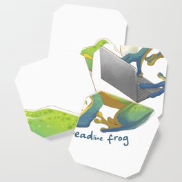 Deadline Frog | Hana Stupid Art Coaster