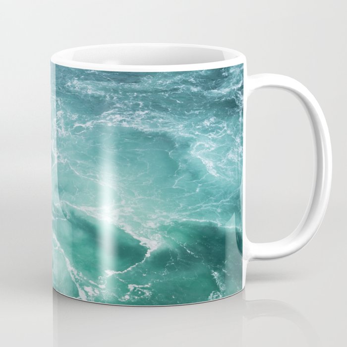 Sea Waves | Seascape Photography | Water | Ocean | Beach | Aerial Photography Coffee Mug