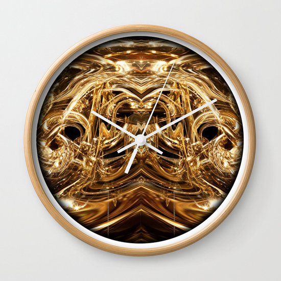 oro tre Wall Clock