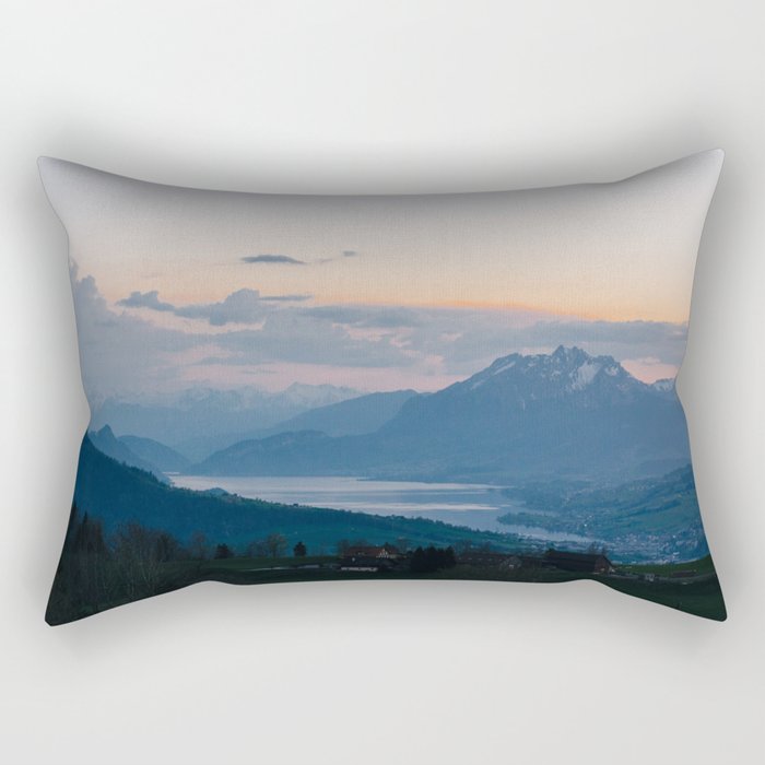 Lake View Rectangular Pillow
