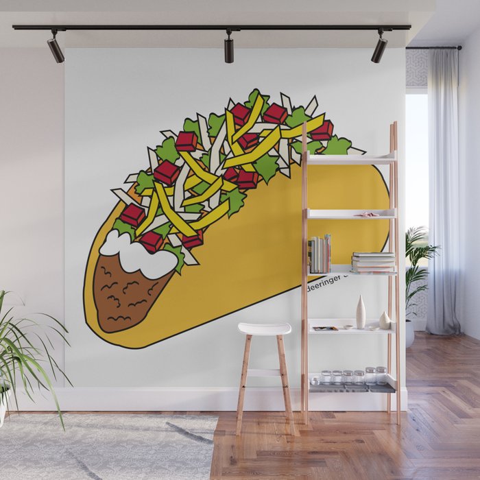 Because Tacos Wall Mural