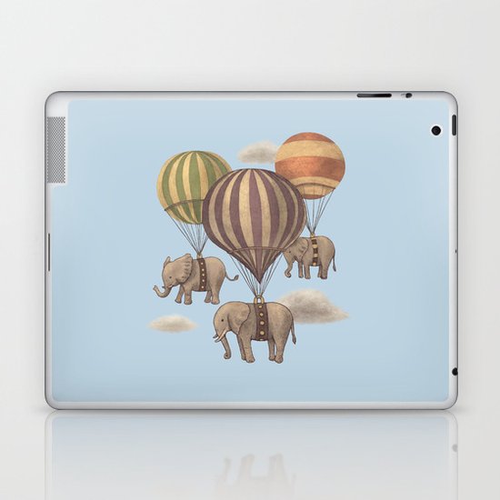 Flight of the Elephants - colour option Laptop & iPad Skin