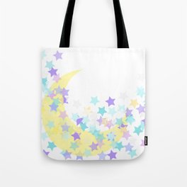 Dreaming of Moon and Stars Tote Bag