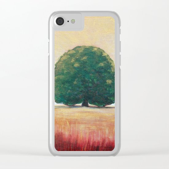 Lone Tree 2 Clear iPhone Case