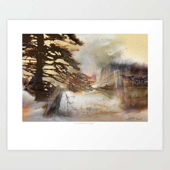 True Canadian North Art Print