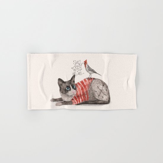 Snowshoes & Littlebird Hand & Bath Towel