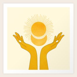 Holding the Light Art Print