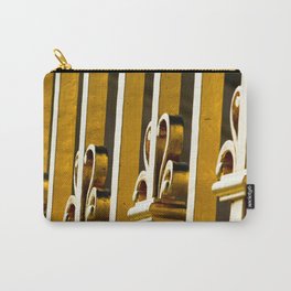 Parisian Golden Gates of the Palace of Versailles French Architecture Photograph Carry-All Pouch