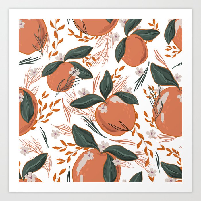 Feeling Peachy Art Print