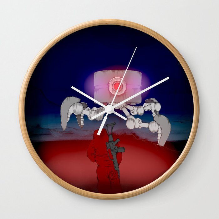 Robotpocalypse Wall Clock