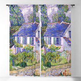 Vincent van Gogh "Houses at Auvers" Blackout Curtain