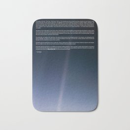 Pale Blue Dot — Voyager 1 (2020 rev.), quote Bath Mat | Carlsaganquote, Voyager, Cassini, Space, Graphicdesign, Earth, Palebluedot, Quote, Cosmos, Carlsagan 