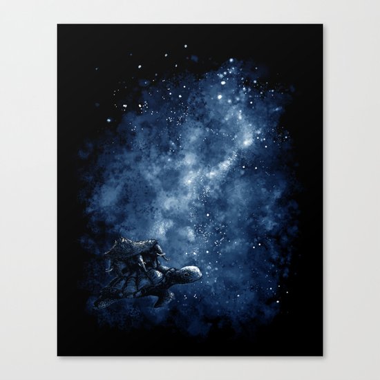 Cosmic Turtle Canvas Print