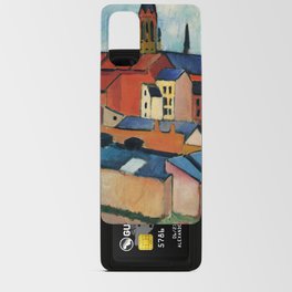 August Macke "St. Mary's with Houses and Chimney (Bonn)" Android Card Case