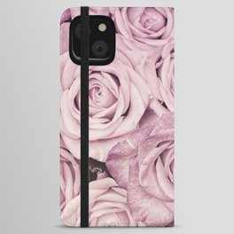 Some People Grumble - Pink Rose Pattern - Roses Garden iPhone Wallet Case