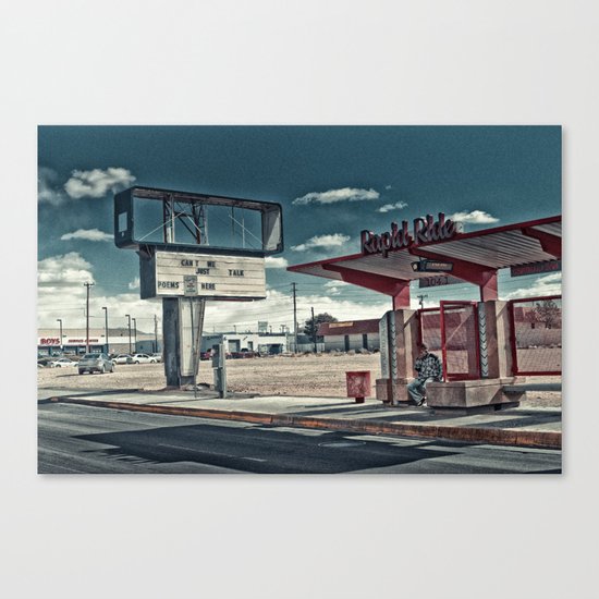 CAN'T WE JUST.. Canvas Print