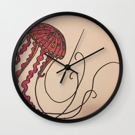Jellyfish Wall Clock | Water, Swim, Inside, Ocean, Jellyfish, Jell, Painting, Calm, Love 