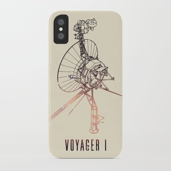 VOYAGER ONE - Space | Time | Science | Planets | Travel | Interstellar Mission | NASA iPhone Case