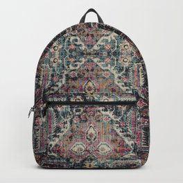 Multicolore Vintage Traditional Carpet Backpack