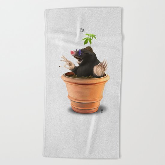 Pot Beach Towel